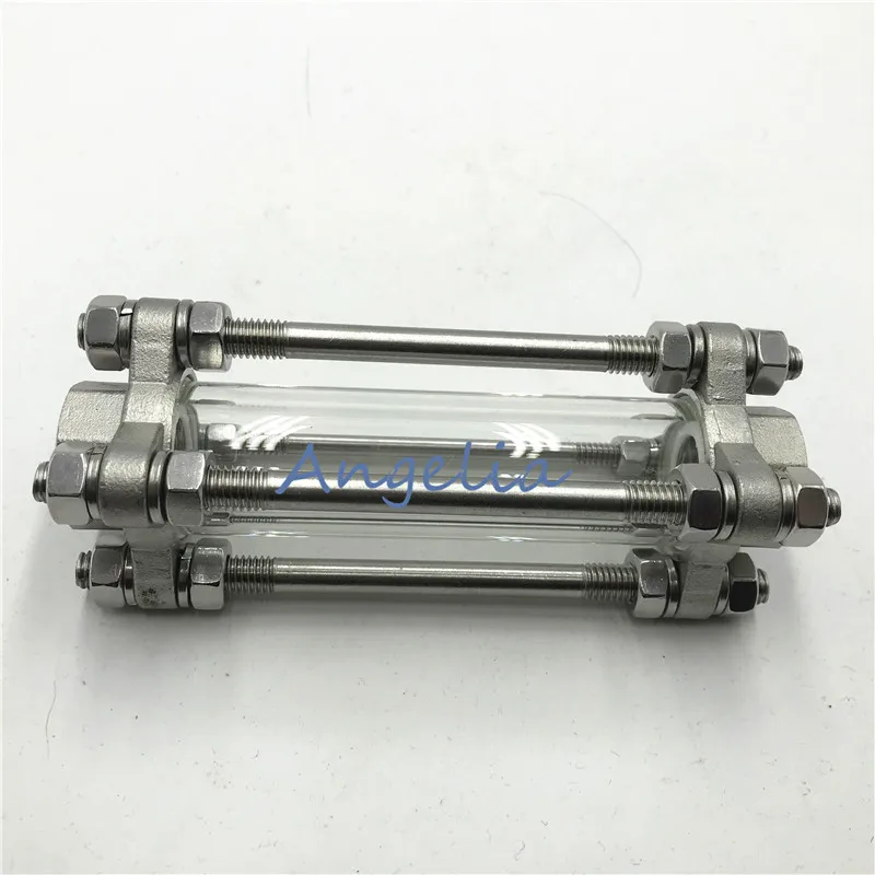1/4", 3/8",1/2" Sight Glass Female Thread Water Flow Oil Stainless Steel 304