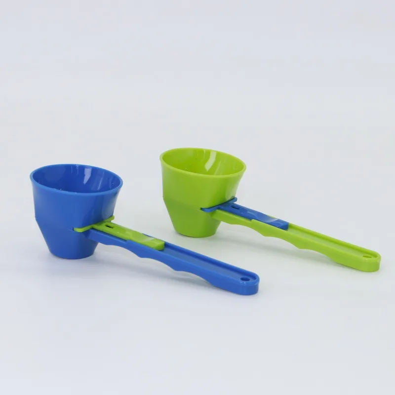 New Products Mess Free Measuring Funnel Creative Protein Powder Sliding Spoon Coffee Anti-Colander