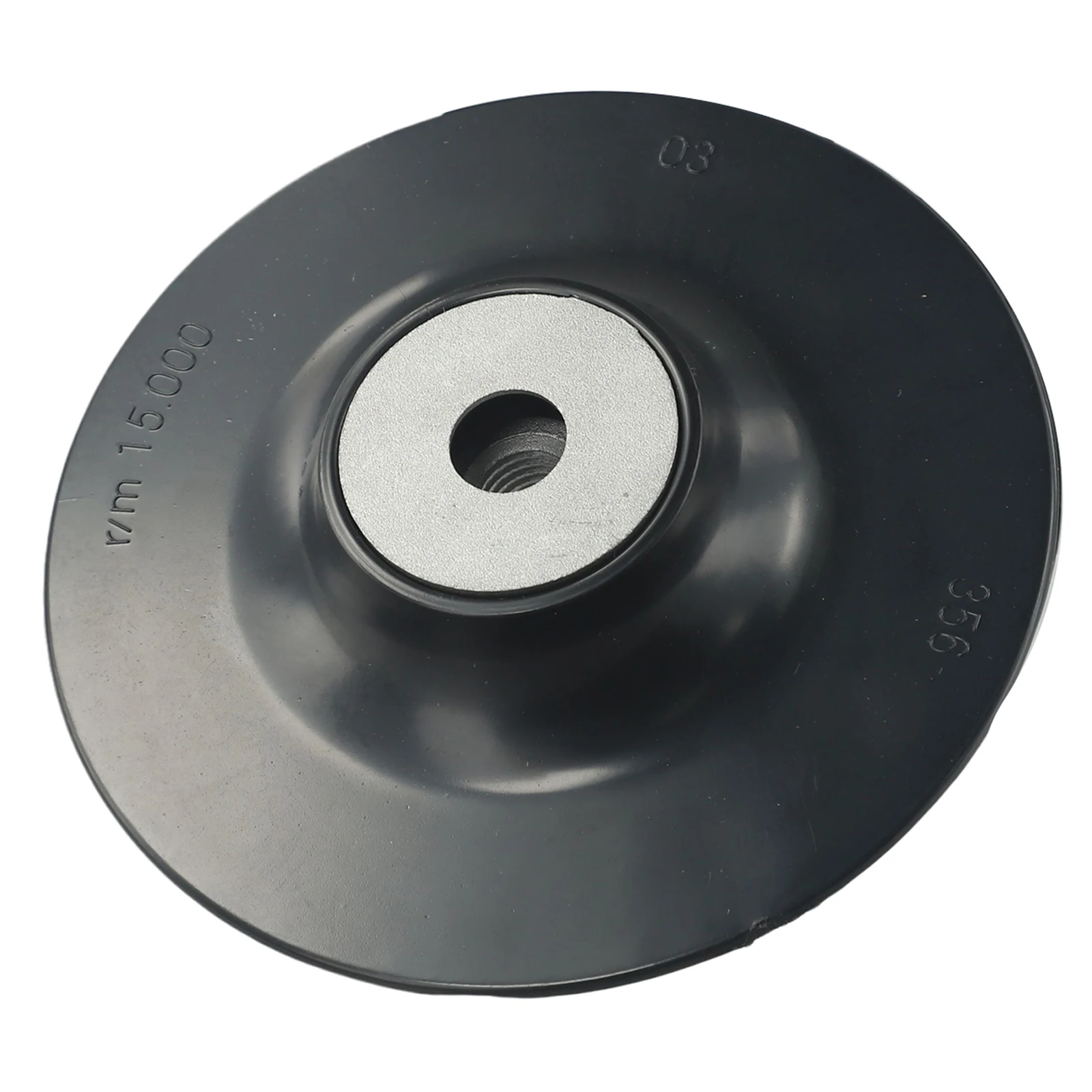 Imagem -02 - Fibre Disc Backing Pad com Porca de Bloqueio para Rebarbadora Plastic Back Pad Discos de Moagem Redondos Thread 125 mm 5ich