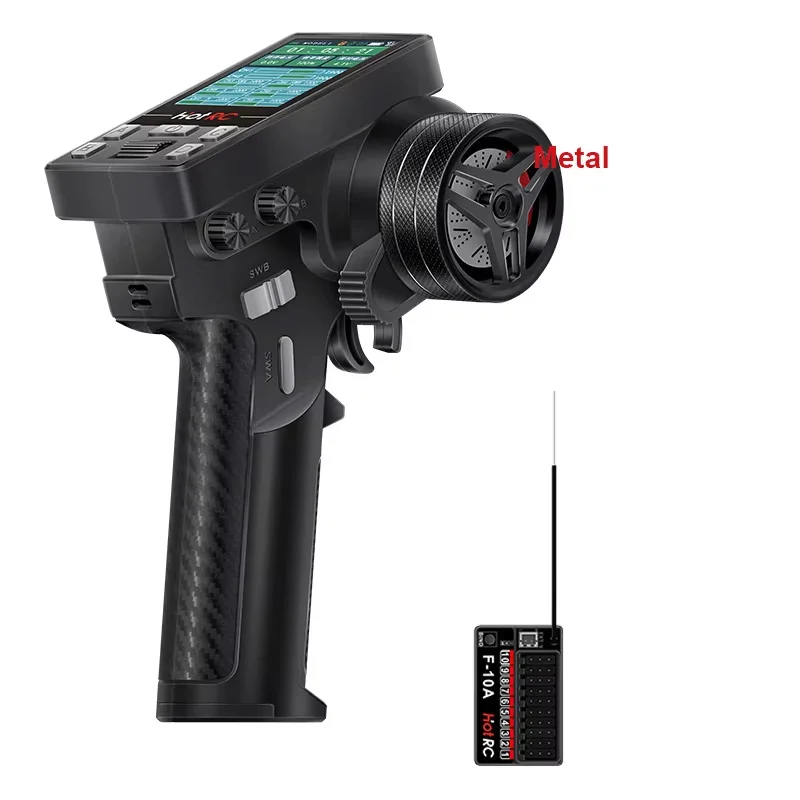 HOTRC CT-10B CT10B 10CH Zender Afstandsbediening 2.4Ghz Radio Voor RC Model Auto Boot Vliegtuigen Quadcopter Accessoires