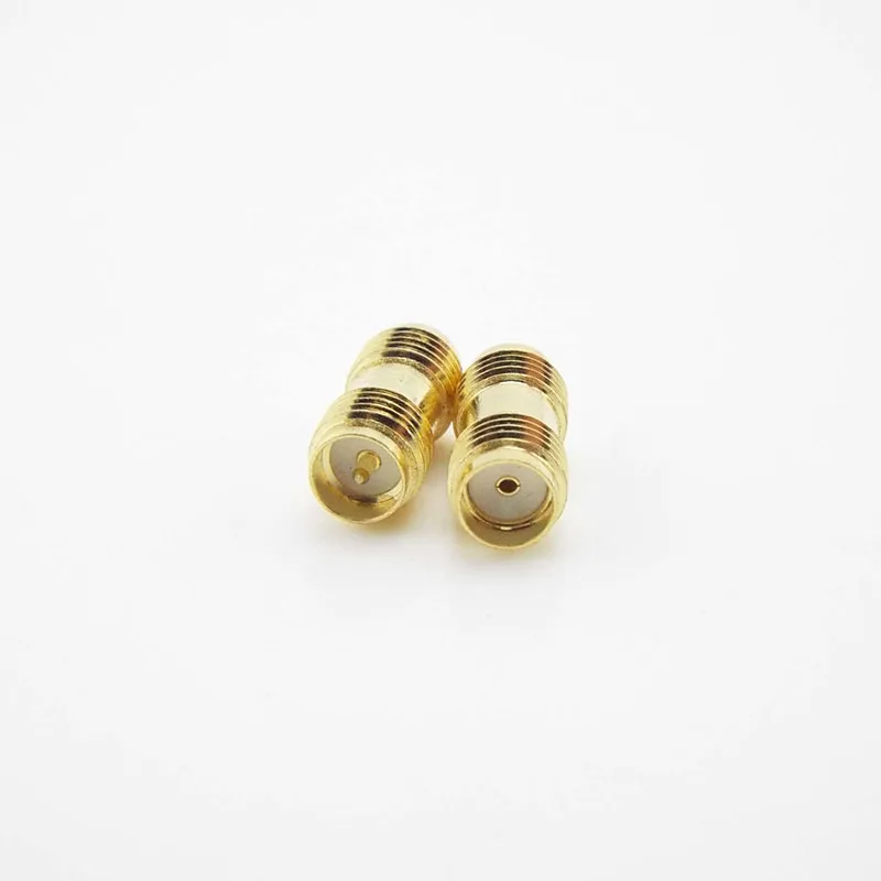 1pcs/5pcs RPSMA sma Female to RPSMA RP SMA Female Plug Connectors Adapter Gold Plated Straight Coaxial RF Adapters cables q1
