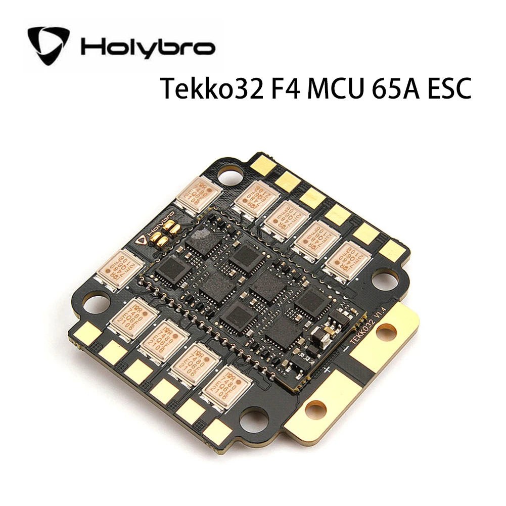 

Holybro Tekko32 F4 MCU Metal 4in1 65A ESC BLHELI32 / PWM output 128K / 4-6S 30.5x30.5mm for FPV Racing Drone