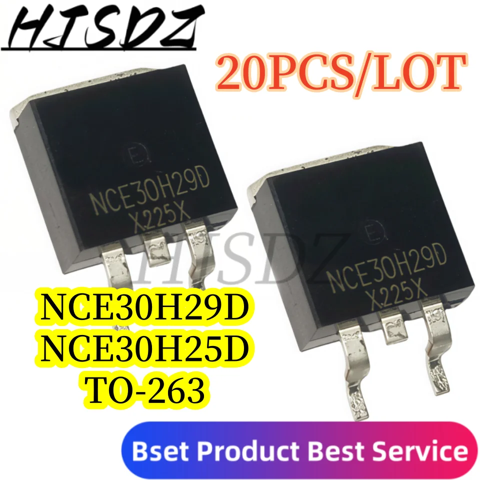 【20-40PCS/LOT】NCE30H29D/NCE30H25D TO-263｜30V Low-voltage MOS Spot shipment