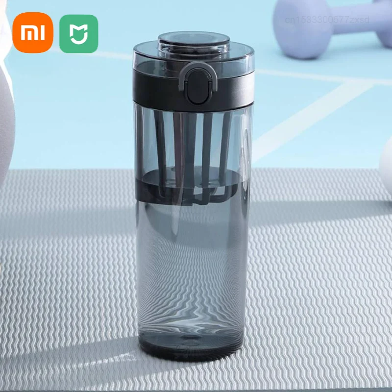 Xiaomi MIJIA Water Cup Outdoor Sports Durable Water Bottle BPA-FREE Sealed Leak-Proof Tea Filter Button Cap 600mL High-capacity