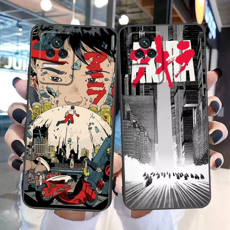 Anime A-AKIRA V-Voltron Phone Case For Redmi K60 K50 K40 Gaming K30 13C 12C 12 10 10C 9T 9A 9 Pro Case Funda Coque Shell Capa