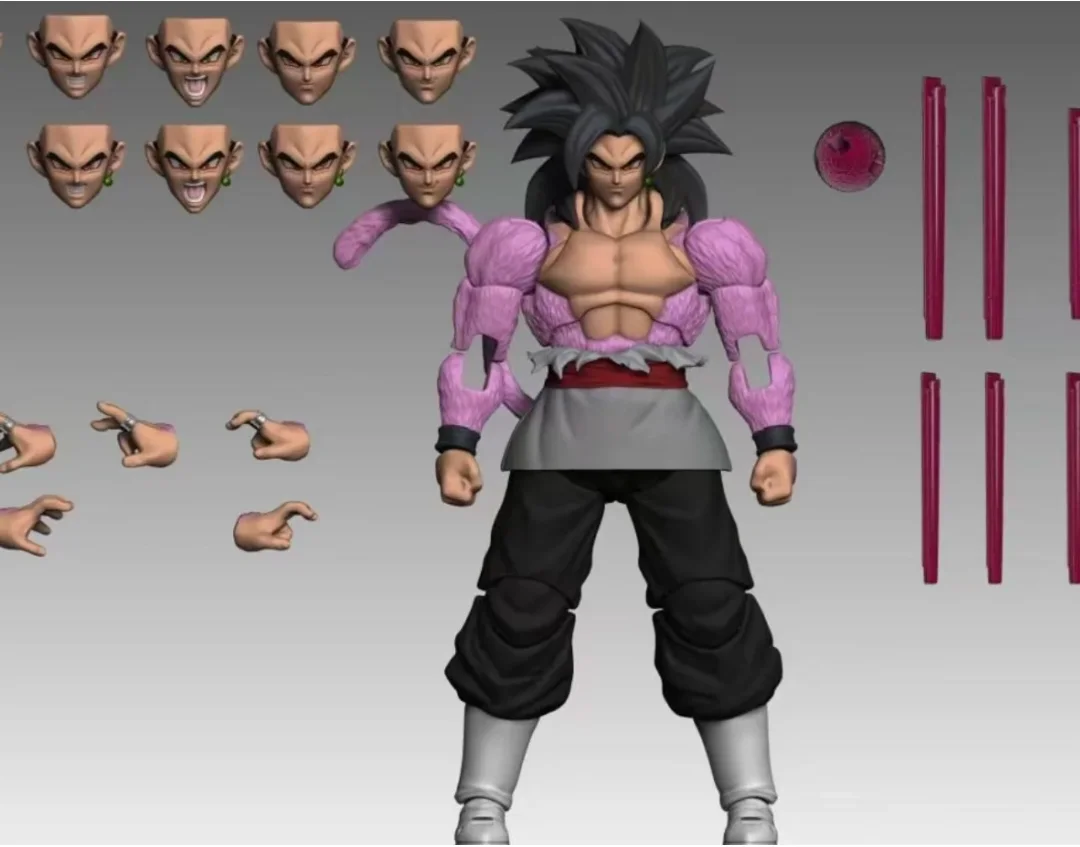 Nieuwe Black Hole Speelgoed Shf Super Saiyan 4 5 Goku Gohan Action Figure Dragon Ball Figuur Goku'Son Xicor Model Speelgoed Collectible Gfit