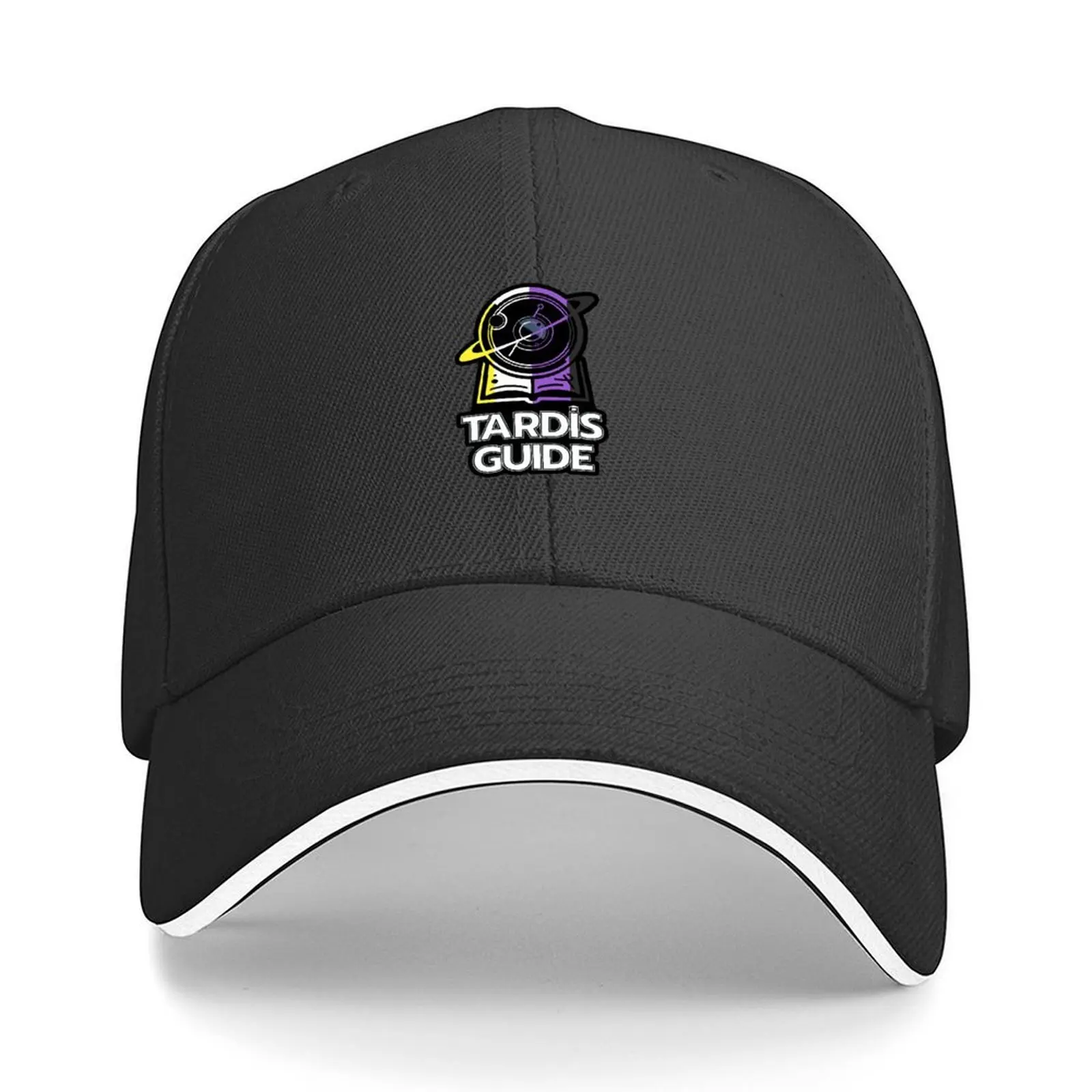 

TARDIS Guide Non-Binary Logo 2 Baseball Cap western Hat custom caps luxury woman cap hats on offer Woman Hats Men's
