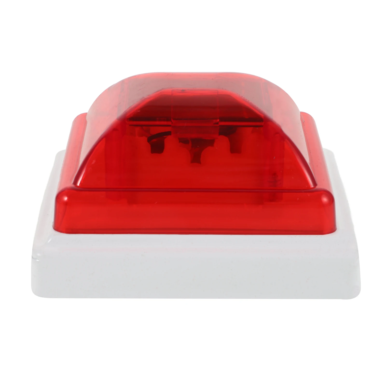 

Solar Post Outdoor Fence Cap Warning Light Strobe Bright Auto Illumination Crash Barrier Easy Install Solar Powered