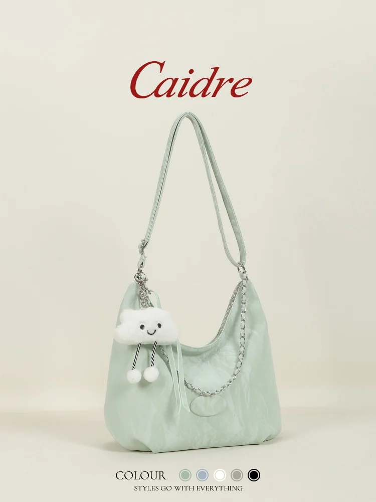 

Caidre Casual Large Capacity Crossbody Bag Women's 2026 New Commuter Single Shoulder Bag Underarm Bag for Work Commuting