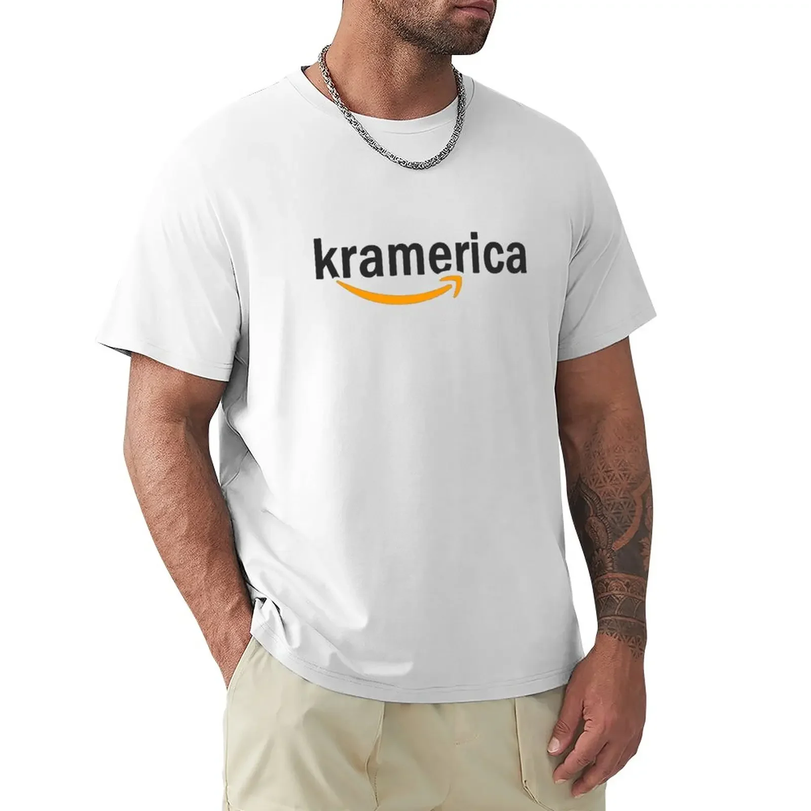 

Kramerica T-Shirt plus sizes Aesthetic clothing boys whites black t-shirts for men