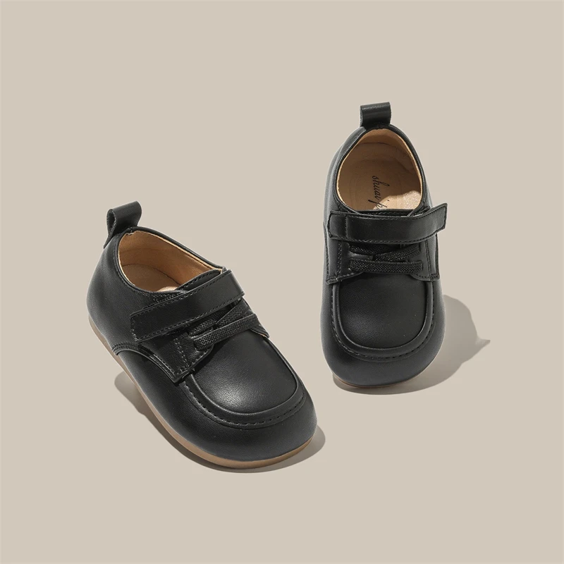 Baby Girls Boys Casual Leather Shoes Spring Autumn Children Party shoes Infant Non-slip Soft Sole Toddler Kids Lightweight Shoes