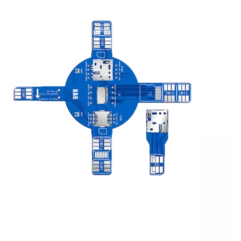 RELIFE XA6 Dual-SIM Signal Test Board For Mobile Phone Repair Non-dismantling SIM TF NM Card Reading And Fault Detection Tool