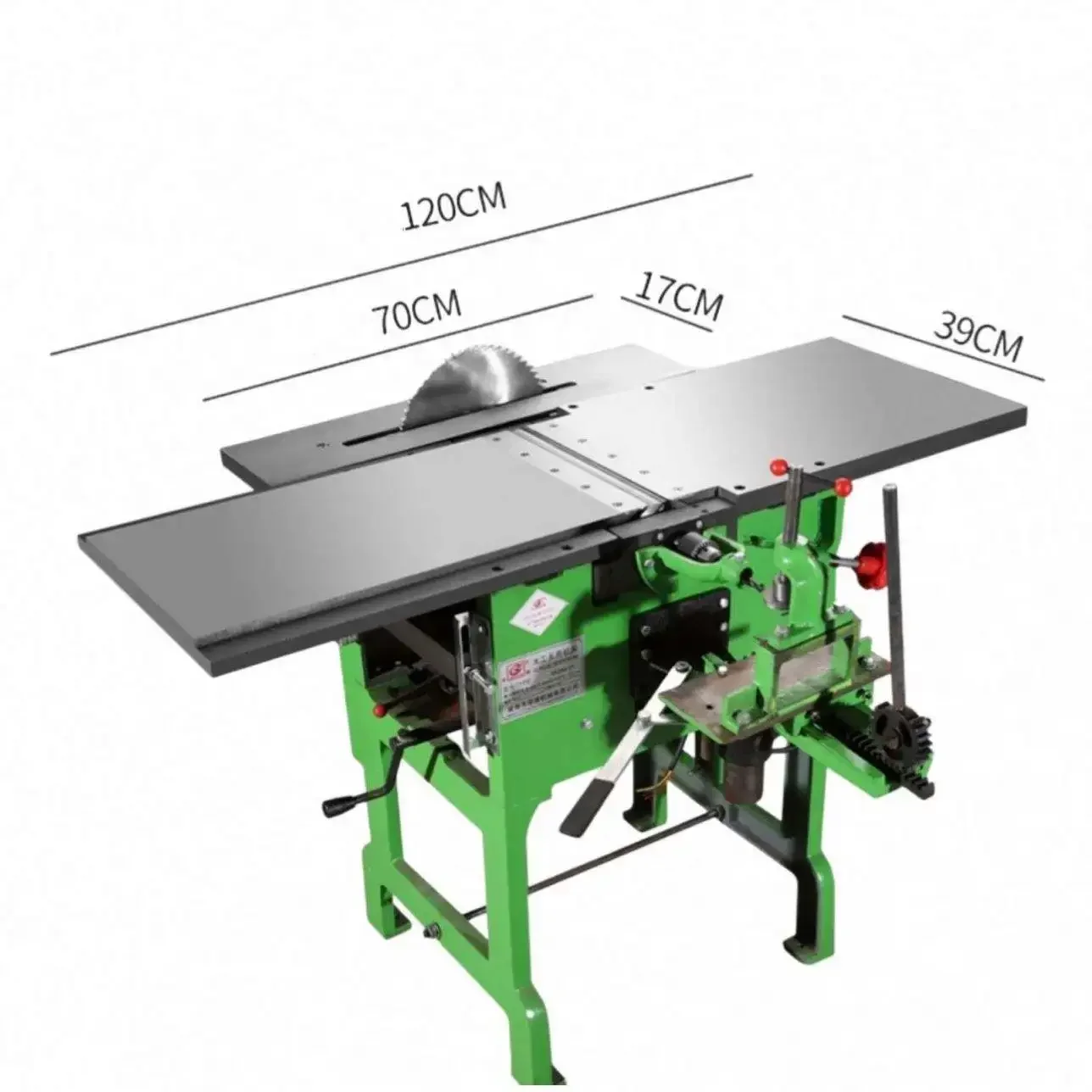 Combined Multipurpose Multifunctional Sliding Table Wood Jointer Planer Combination Multi Function Planer & Slotting Machines