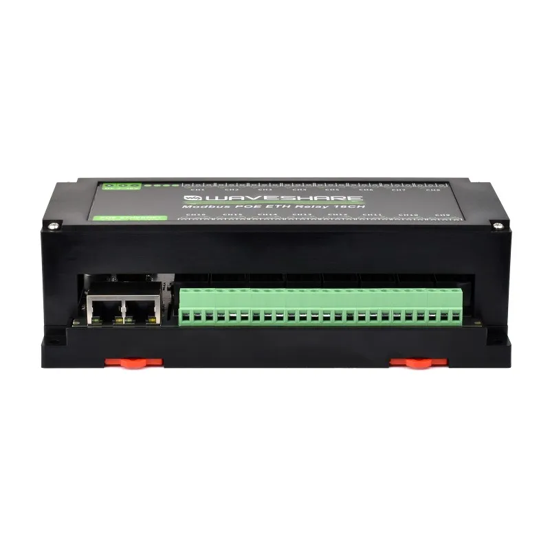 RJ45 PoE power Ethernet 16 Relay Module board remote controller switch plate Modbus RTU / Modbus TCP Protocol for motor electric