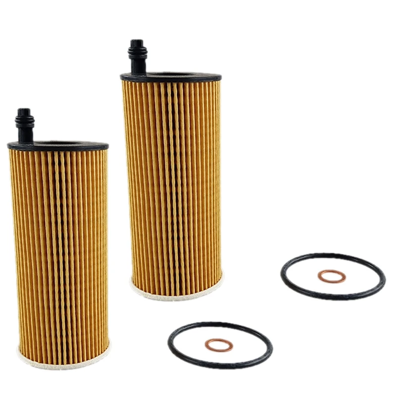 2X For BMW F10 F25 F30 F31 328D X3 Oil Filter Kit OX404DECO