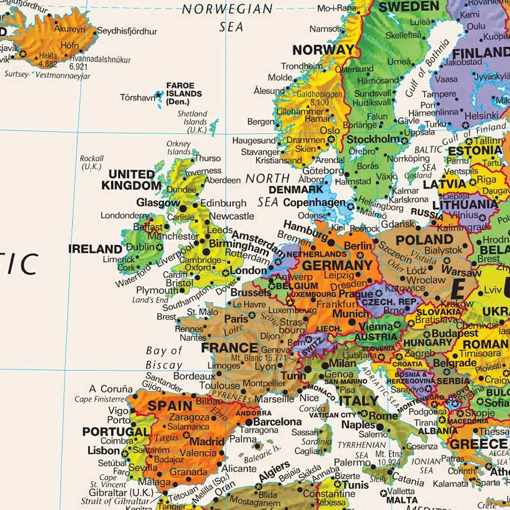 แขวนภาพ World แผนที่ 150x100 ซม.ภาพวาดโปสเตอร์ขนาดใหญ่ผ้าไม่ทอพื้นหลังเด็กอุปกรณ์ตกแต่งห้องนั่งเล่น