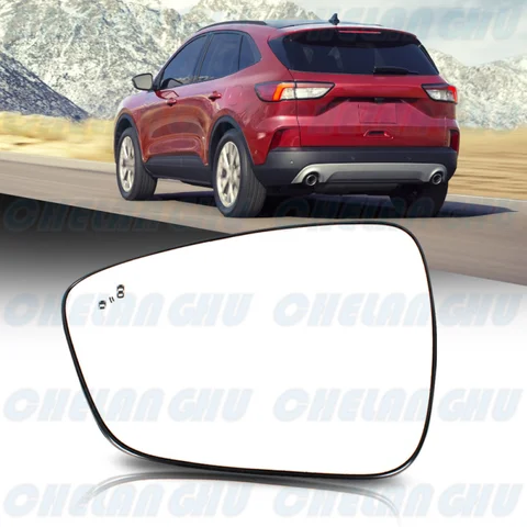Левое боковое стекло зеркала заднего вида с подогревом для Ford Escape 2020 2021 2022 2023, автомобильные аксессуары LJ6Z-17K707-D