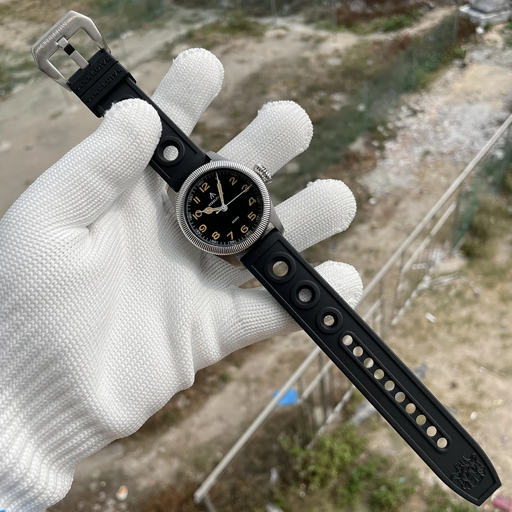 STEELFLIER Offizielle SF741 klassische Quarz-Armbanduhr, Souvenirs, Saphirspiegel, VH31, stumm, 200 m wasserdicht, luxuriöse Leuchtuhr – Detail 28