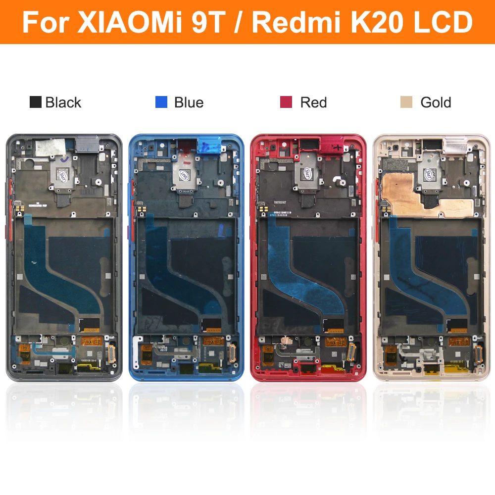 Super AMOLED For Xiaomi Mi 9T / 9T Pro LCD Display Touch Screen Digitizer for Xiaomi Redmi K20 / K20 Pro Screen Replacement Part