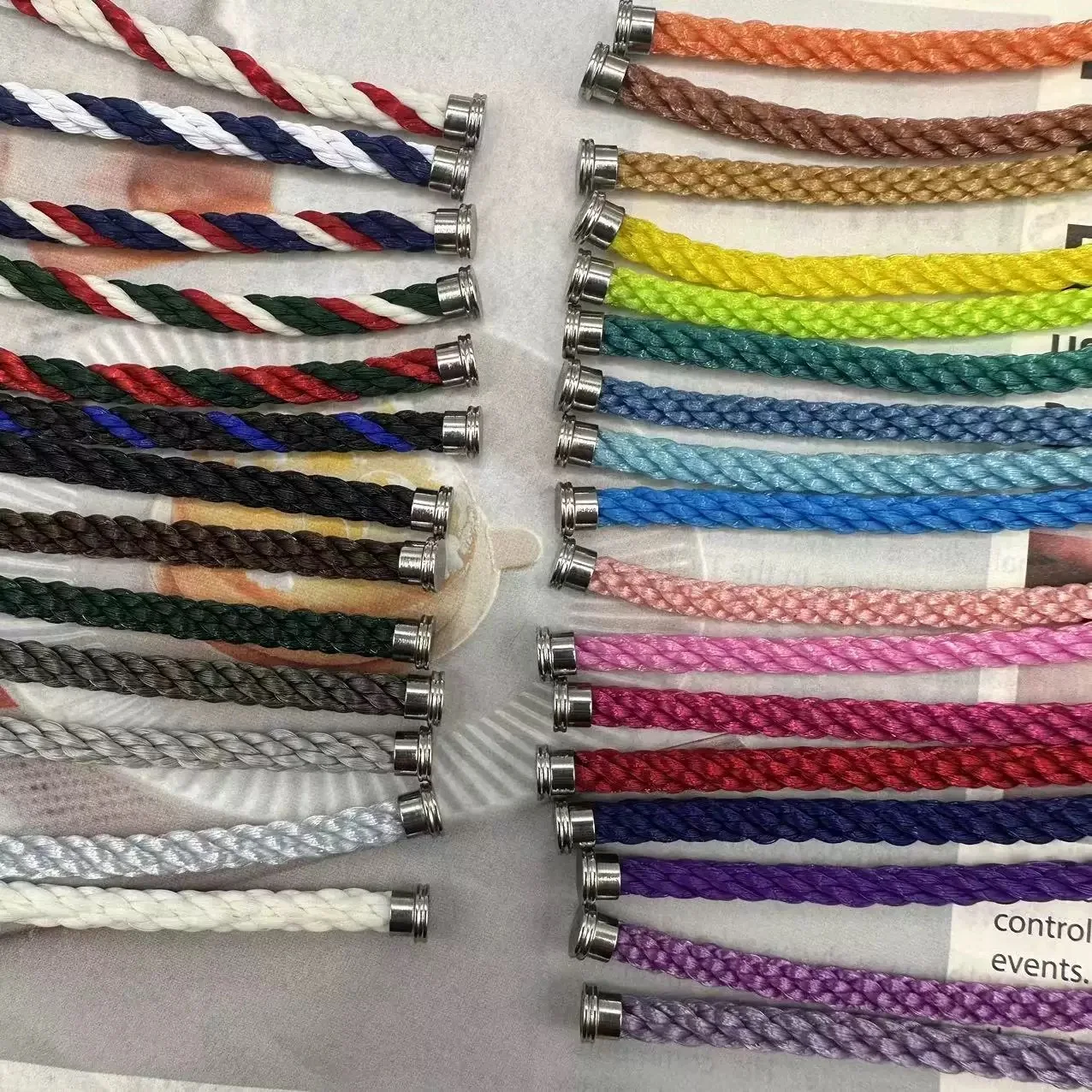 

Fitted Horseshoe Clasp Bracelet Sold Separately Chain Rope Luxury French Jewelry Couple Gift Wholesale