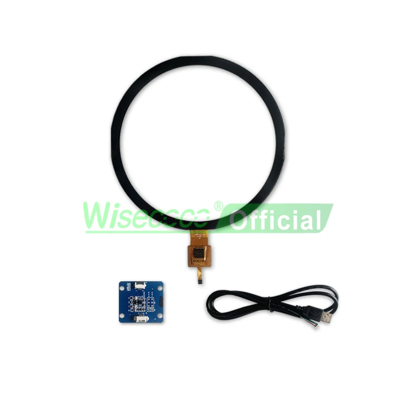 Imagem -04 - Wisecoco-tela Circular Redonda Lcd para Veículos Elétricos Placa Interface Painel de Toque Resolução 1080x1080 Ips Casa Inteligente