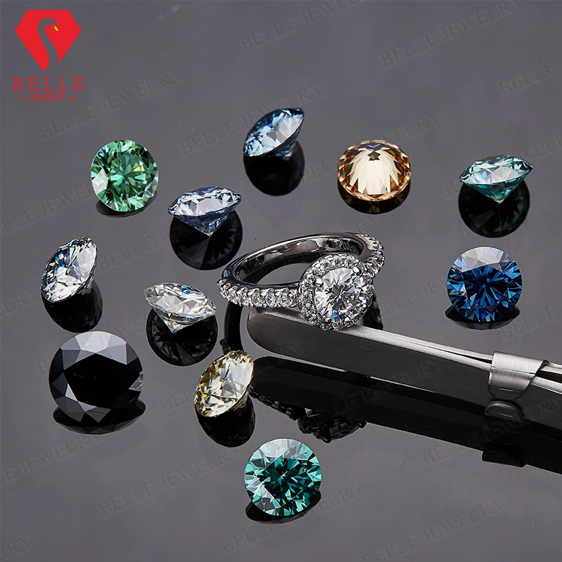 

Круглый муассанит, идеальный камень с 8 сердечками и 8 стрелками, прозрачность VVS1, идеально подходит для ювелирных подвесок и изготовлений на заказ