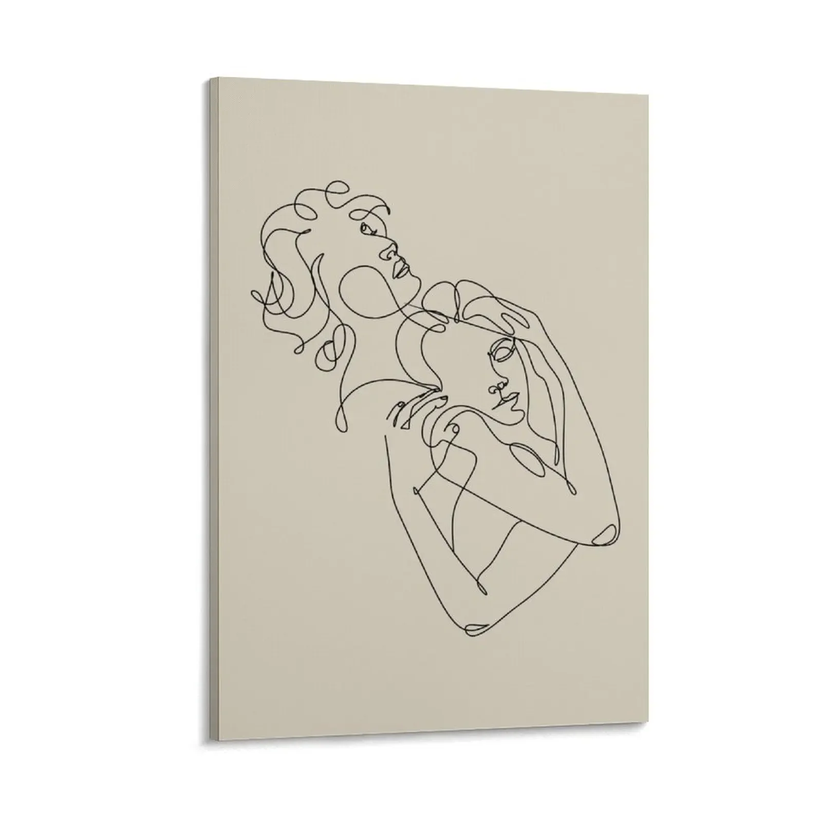 

Lesbian Embrace Canvas Painting korean room decor wall decoration painting fashion wall paintings Decoration pictures room wall