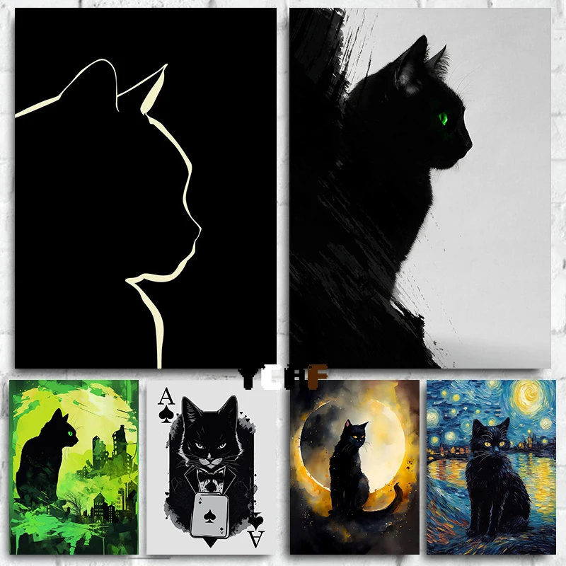 Black Cat Modern Ar… - image