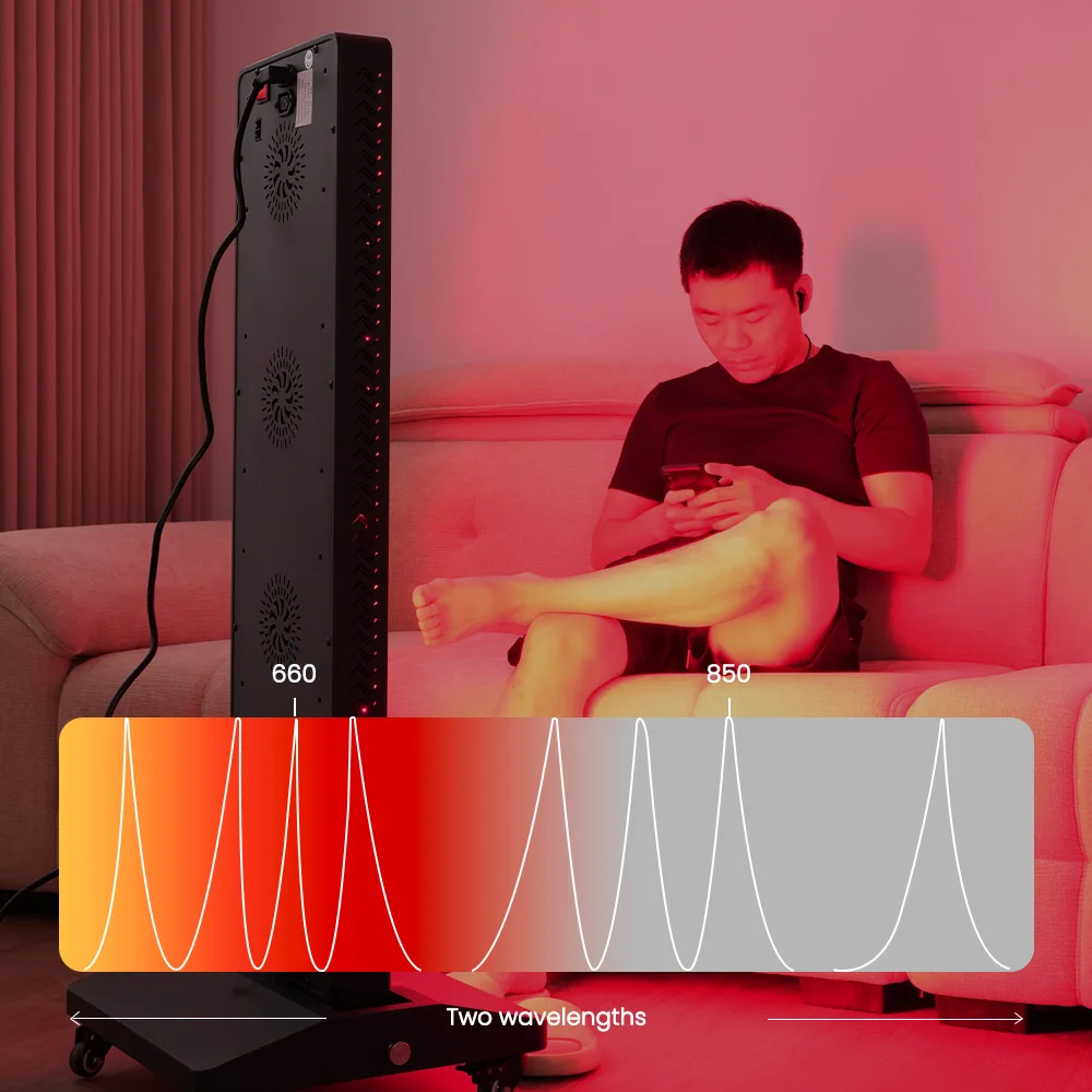 Greylove 660nm 850nm Near Infrared Light Therapy Panel 1200w OEM ODM Red Light Therapy Device for Home Use
