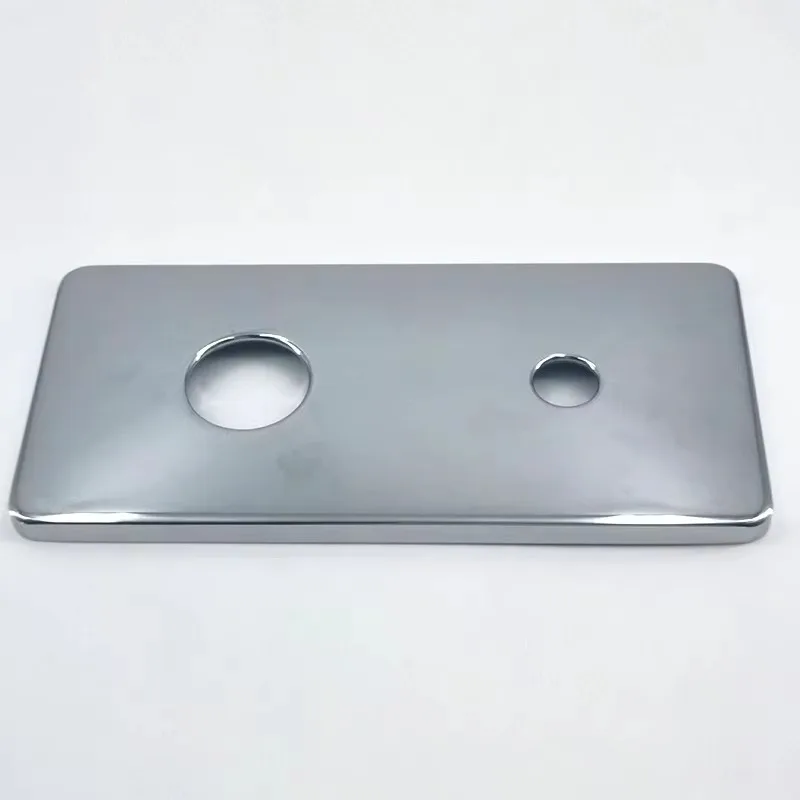 الحديثة الكبيرة مربع الفولاذ المقاوم للصدأ دش صنبور غطاء الزخرفية أربعة جوانب لوحة مخفية لتطبيق المطبخ الحمام