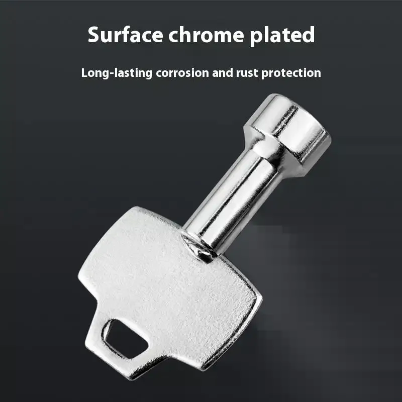 Garbage bin lock key, distribution cabinet lock key Tongue lock triangle key wrench