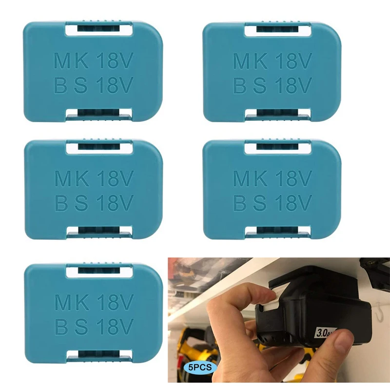 

New For Makita 18V Fixing Devices 3/5/10pcs Battery Mounts Storage Rack Stand Holder For Makita BL1860B BL1850B BL1860 BL1850