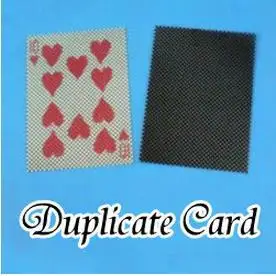 5PCS/LOT Duplicate Card Magic Tricks Selected Card printed on Transparent Card Magie Close Up Illusion Gimmick Props Funny