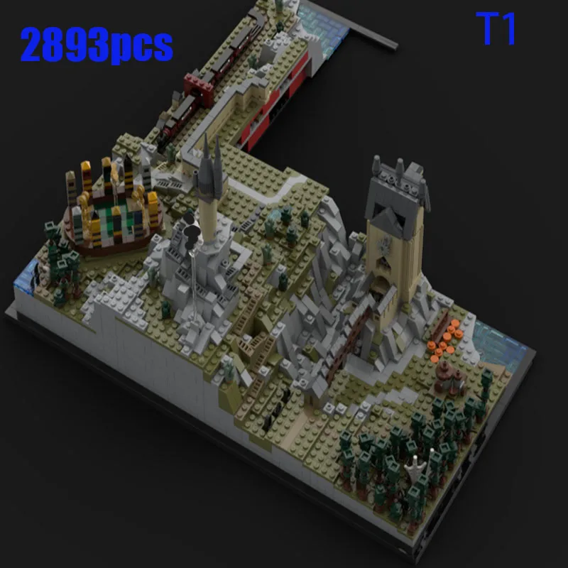 

Spot MOC-161358 Замок волшебника и расширение земли Совместимость Средневековый замок Модель Строительные блоки Сборка Строительные кирпичи Игрушка