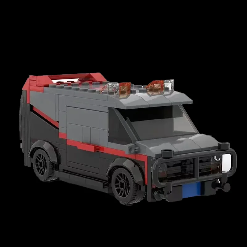 MOC A-Team Vehicle SWAT Team Car Car Toy modelPolice Department Car Brick Building Set Children ToyGift