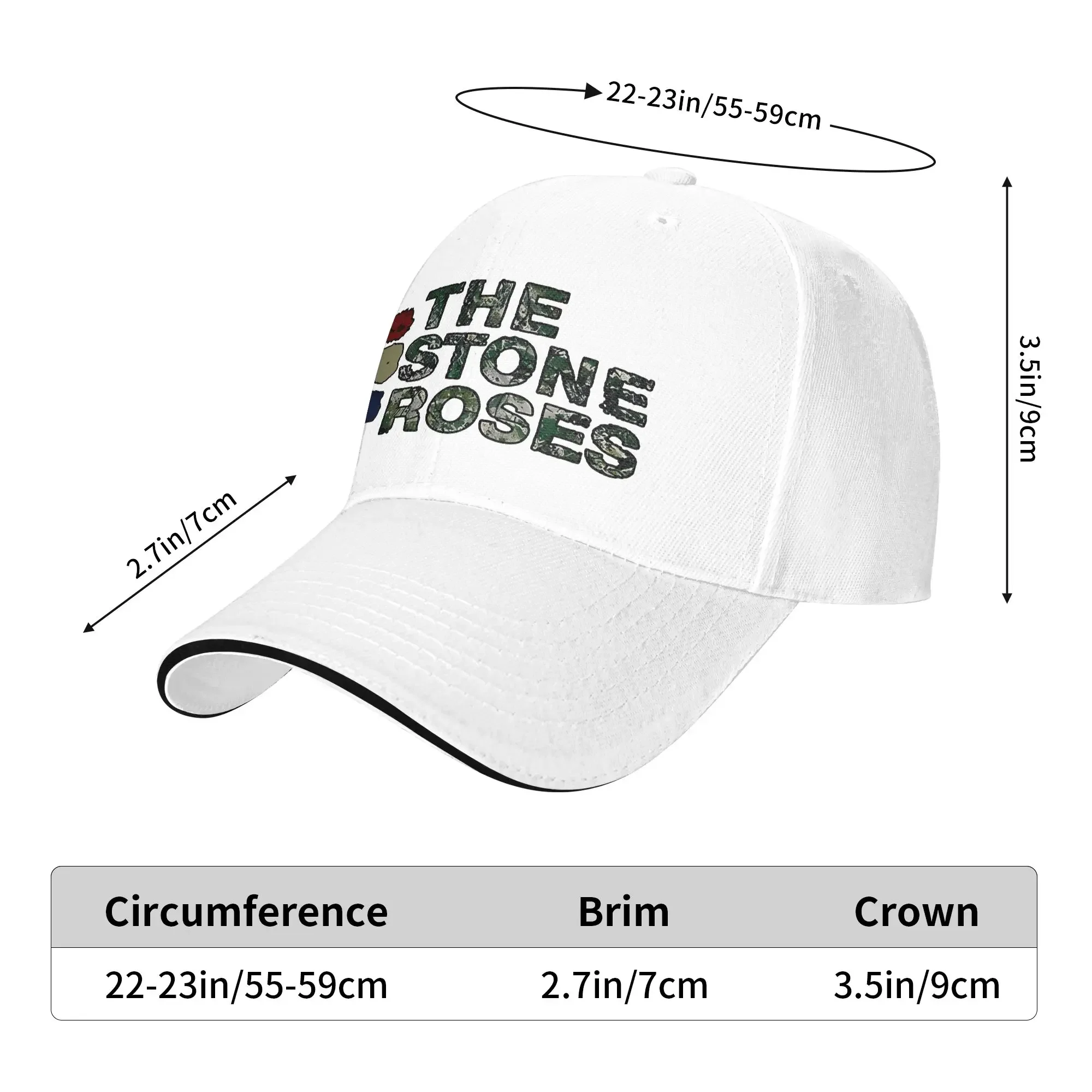 New The Stone Roses Band Baseball Cap  Unisex Print Trucker Hat Summer Casual Outdoor Sports Baseball Caps