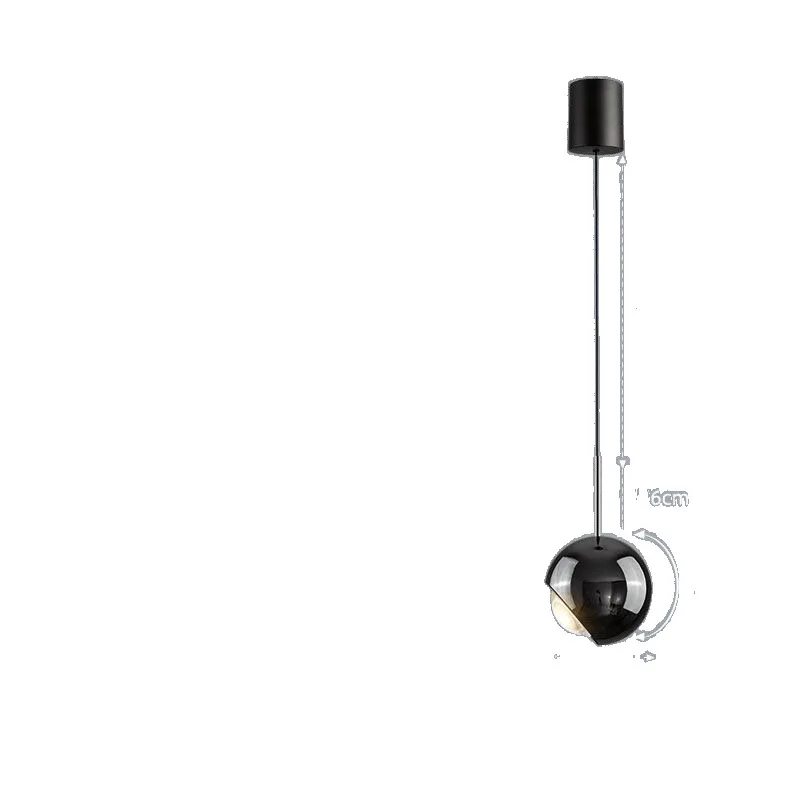 Lampadario da comodino per camera da letto, sollevamento moderno e semplice, tocca la lampada da comodino, piccolo lampadario da parete e tocca la testa del lampadario.