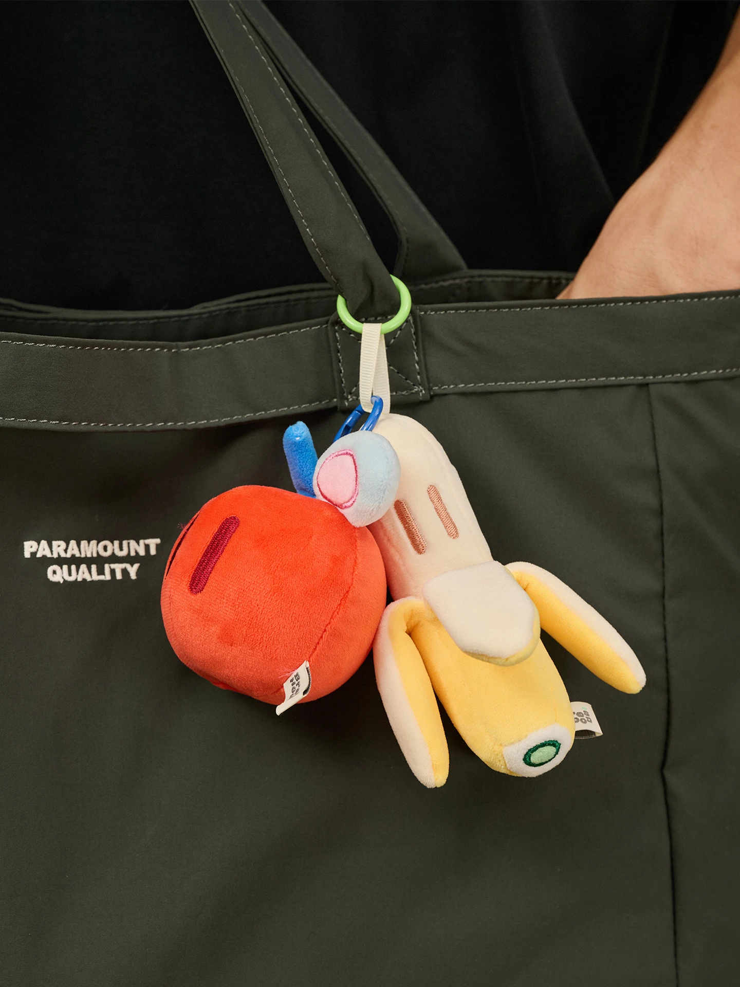 Broshood X JoeNg Collaborative Series Fruit Plush Toy Bag Charm Keychain Soft Cuddly Stuffed Animals for Accessories