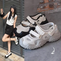 Autumn Chunky Women Sports Sandals Shoes Fashion Shallow Platform Sneakers Ladies Casual Flats Outdoor Mary Jane Shoe Footwear