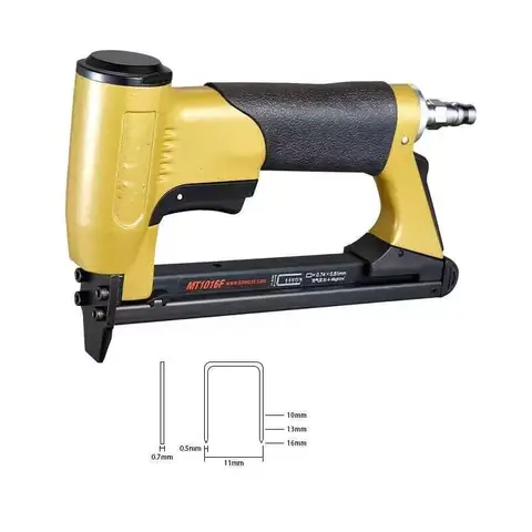 MT1016F 공압 코드 네일 건, 환경 보호, 무소음 U자형 고급 마틴 그랩, 목공 장식