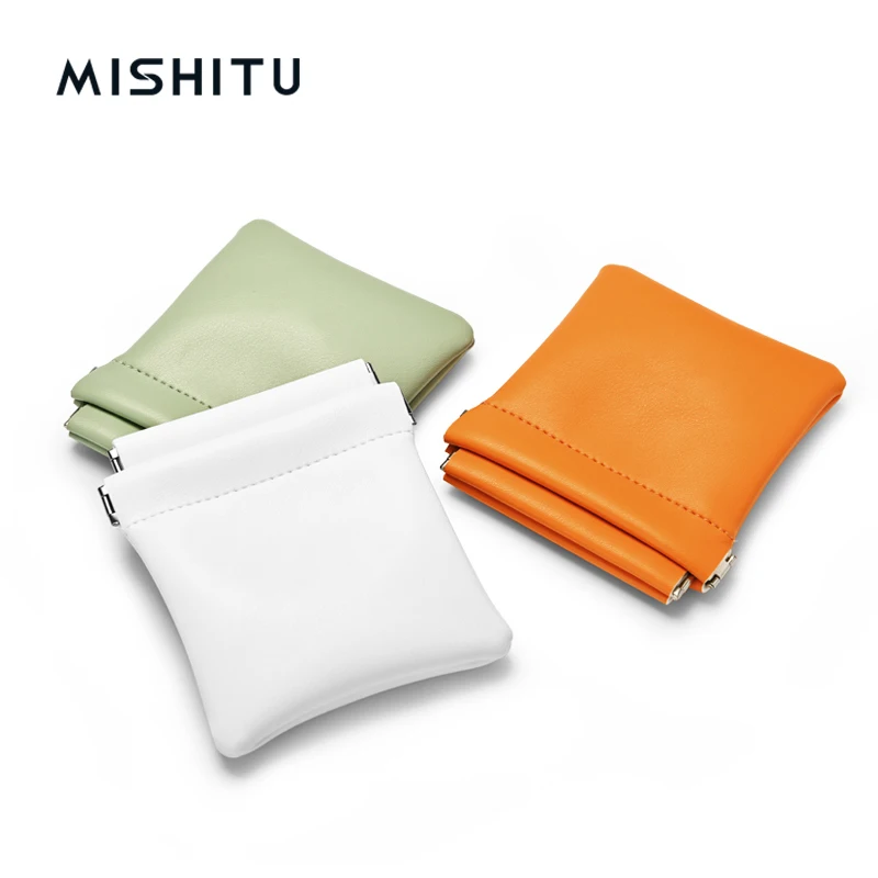 

MISHITU Leather Portable Storage Bag Suitable for Jewelry Necklace Earring Ring Storage Travel Organize High Quality PU Jewelry