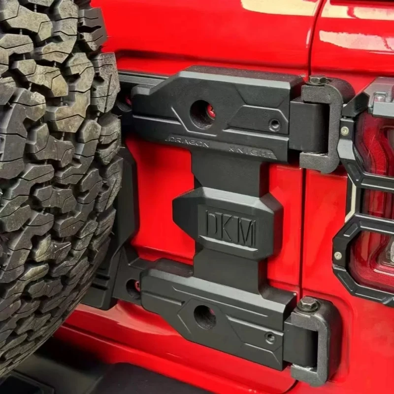 For Jeep Wrangler JL 2018-2025 Spare Tire Carrier Tailgate Reinforcement Kit Tire Reinforcement Bracket