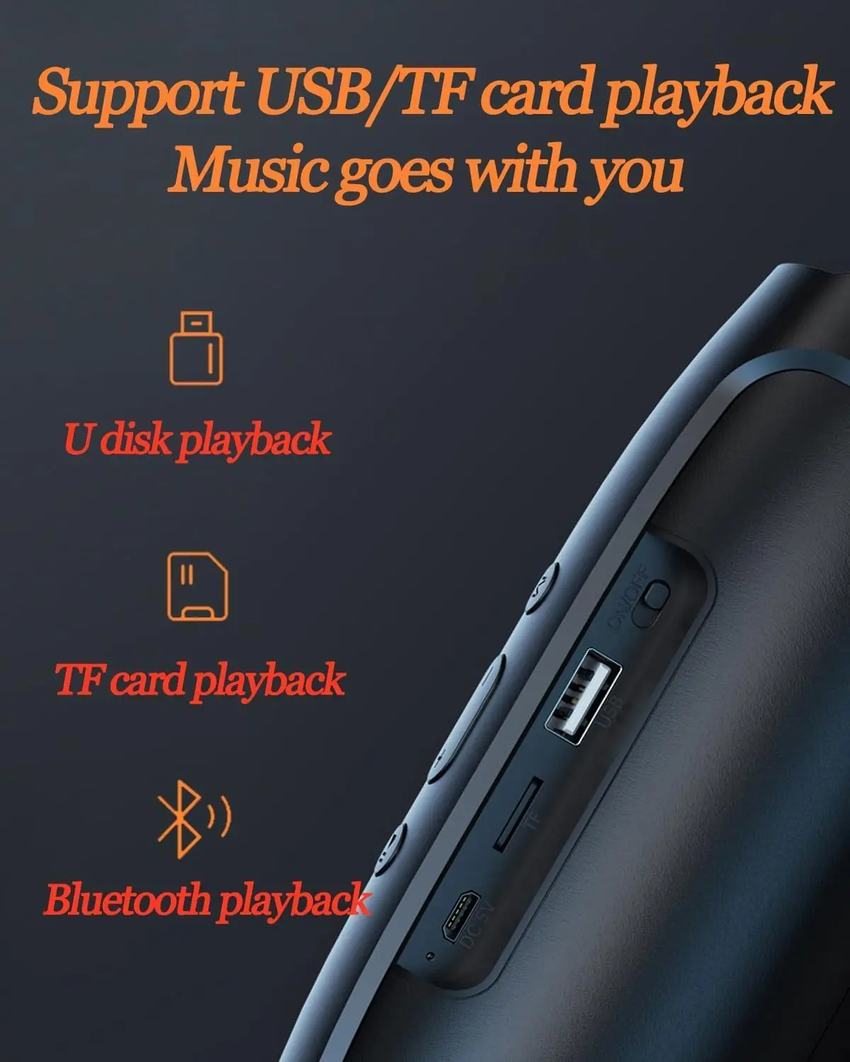 Speakers  Wireless Stereo HD Sound  Bluetooth  5.0 Portable  IP65 Waterproof  AUXLong Battery Dual PairingDurable TravelOutdoor