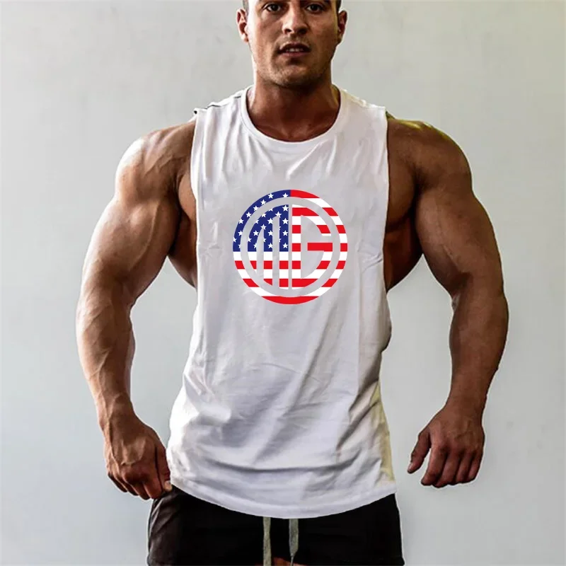 Muscleguys Fitness Clothing 2025 Summer Gym Singlets Bodybuilding Equipment Sleeveless Shirt Mens Workout Stringer Tank Top Vest