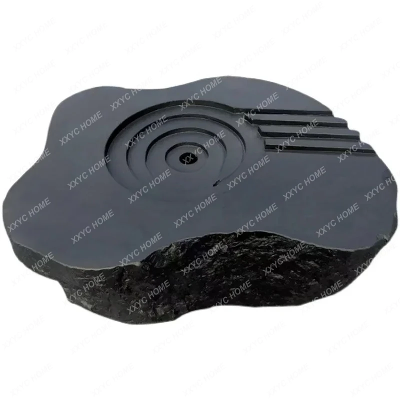 A15 حديقة حجر الجبل الأسود الطبيعي وعاء الماء الحجر الخام حديقة كبيرة العقارات المشهد المناظر الطبيعية الحجر #3