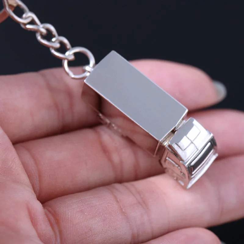 LLavero de camión de Metal para mujeres y hombres, llavero de coche de camión de aleación de Zinc, llavero encantador, regalo creativo, accesorio Interior de coche