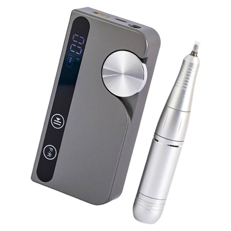 40JD Elektryczne wiertło do paznokci z wiertarkami paznokci Regulowana prędkość polerowania paznokci 45000RPM Manicure Tool