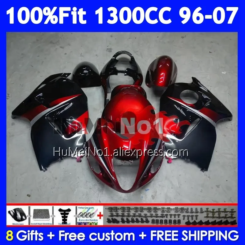 Fairing For SUZUKI GSXR 1300 CC Hayabusa GSXR-1300 126No.203 GSXR1300 96 97 98 99 00 01 2002 2003 2004 2005 Pearl red 2006 2007