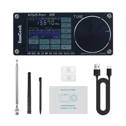 HAMGEEK ATS25 Pro+ Supports Bluetooth Wifi AIR band FM SW SSB MW LW AIR SDR Receiver Aviation Band Receiver firmware 4.2 SI5351