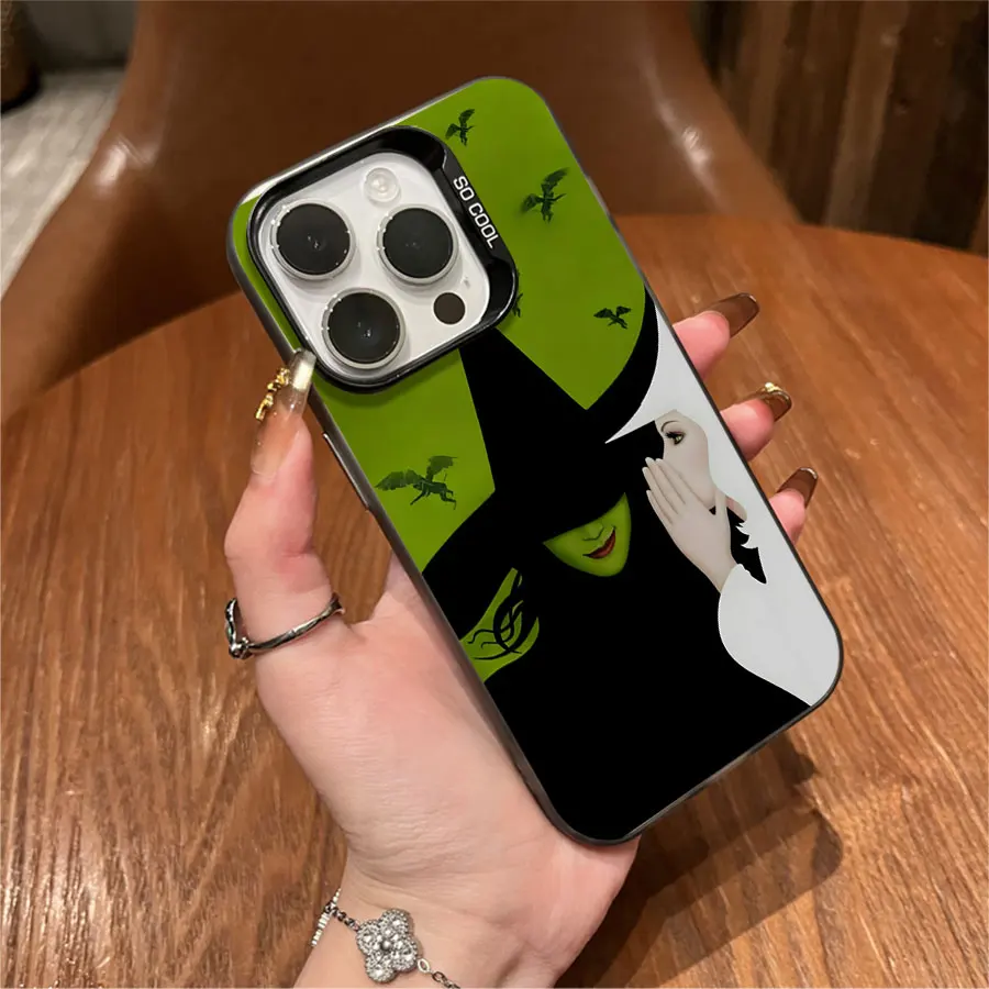 블랙 햇 그린 위치폰 아이폰 17에서 11 프로 맥스 플러스용